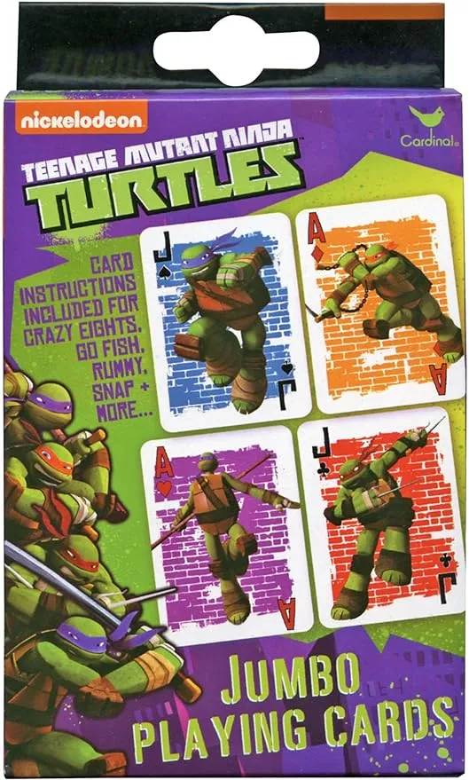 Teenage Mutant Ninja Turtles Jumbo Playing Cards - TMNT Card Deck