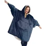 THE COMFY Original | Oversized Microfiber & Sherpa Wearable Blanket with Zipper, Seen On Shark Tank, One Size Fits All (Charcoal)