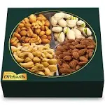 Simple Orchards Nuts Gift Basket - Gift Basket of Cravings Gourmet Nuts Collection, Healthy Kosher Snacks, Premium Mixed Nuts Gift Box Bouquet Platter