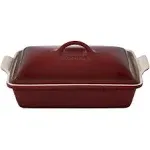 Le Creuset 4 qt Heritage Covered Rectangular Casserole