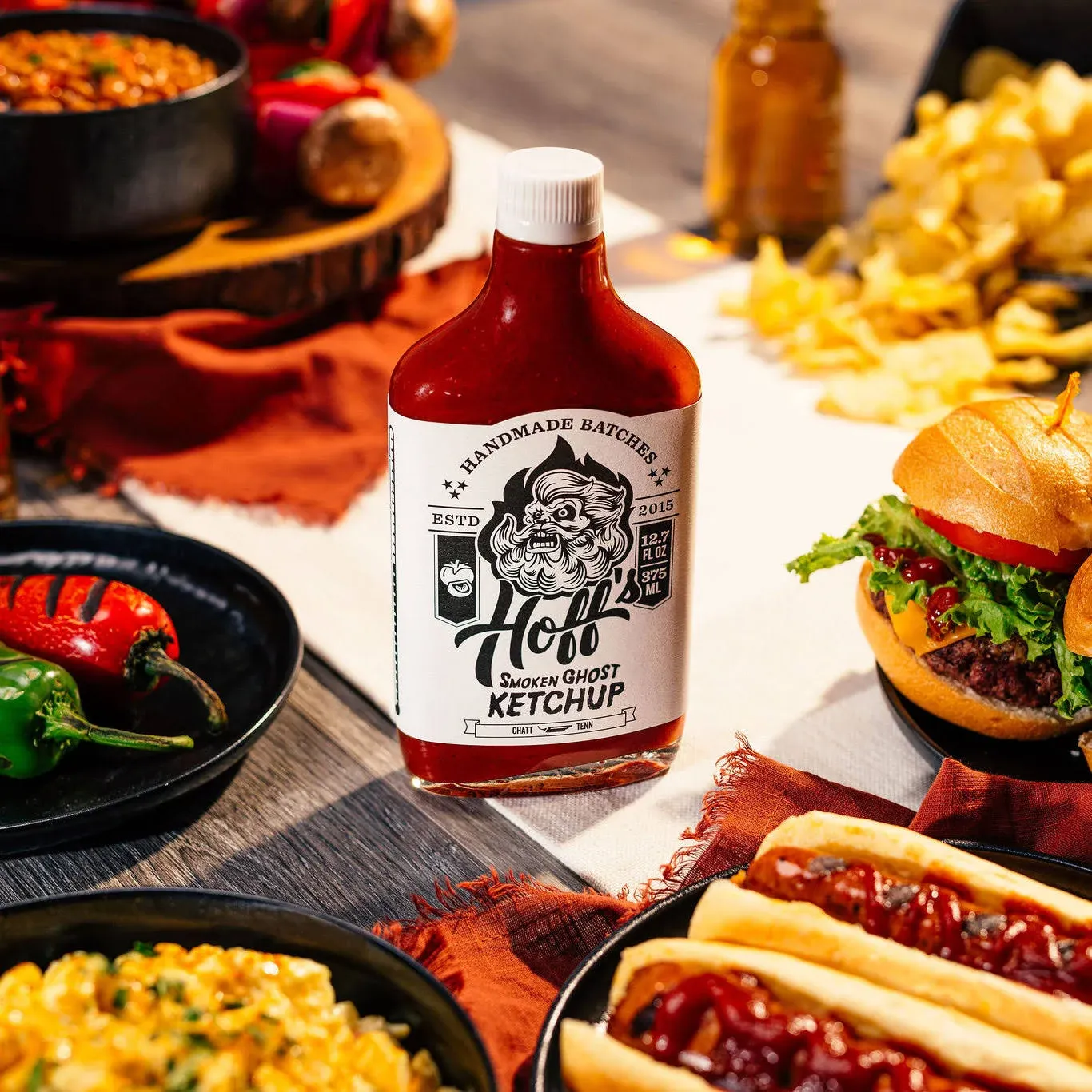 Hoff's Smoken Ghost Ketchup (12.7 oz)