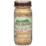 Spice Islands Garlic & Herb Seasoning, Organic - 3.2 oz