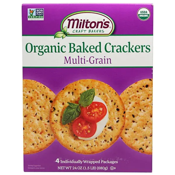 Galletas Multigrano Organicas Milton&#039;s Craft Bakers - Galletas Multigrano, Ce...