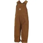 Carhartt Brown Canvas Bib Overalls, 3M