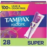 Tampax Radiant Tampons