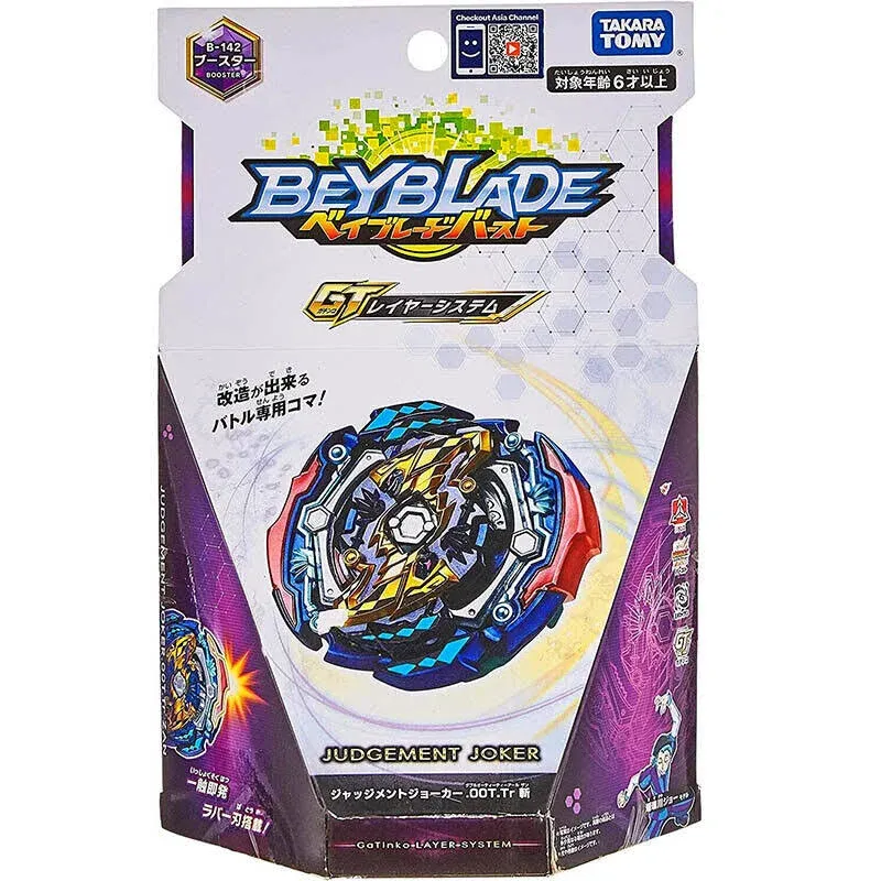 Takara Tomy Beyblade Burst B-142 Booster Judgement Joker .00T .Tr Zan