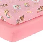 Everyday Kids Fitted Crib Sheets - Precious Moments Girls