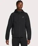 Nike Men's Tech Fleece Full-Zip Windrunner Hoodie (Black, XL)