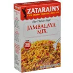 Zatarain's Jambalaya Mix, 40 oz - One 40 Ounce Box of Jambalaya Rice Mix, Perfect as a Stand-Alone Side or Signature Cajun Dish with Sausage, Chicken or Seafood