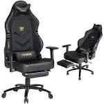 COLAMY Big and Tall Gaming Chair with Footrest 350lbs,Racing Computer Gamer Chair