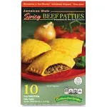 Caribbean Food Jamaican Style Spicy Beef Turnovers, Frozen, 10 ct.