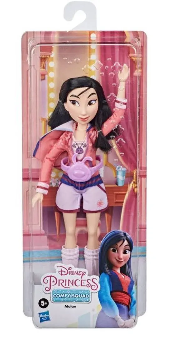 Disney Princess Comfy Squad Mulan Fashion Doll, Toy Inspired by Disney’s Ralph ...