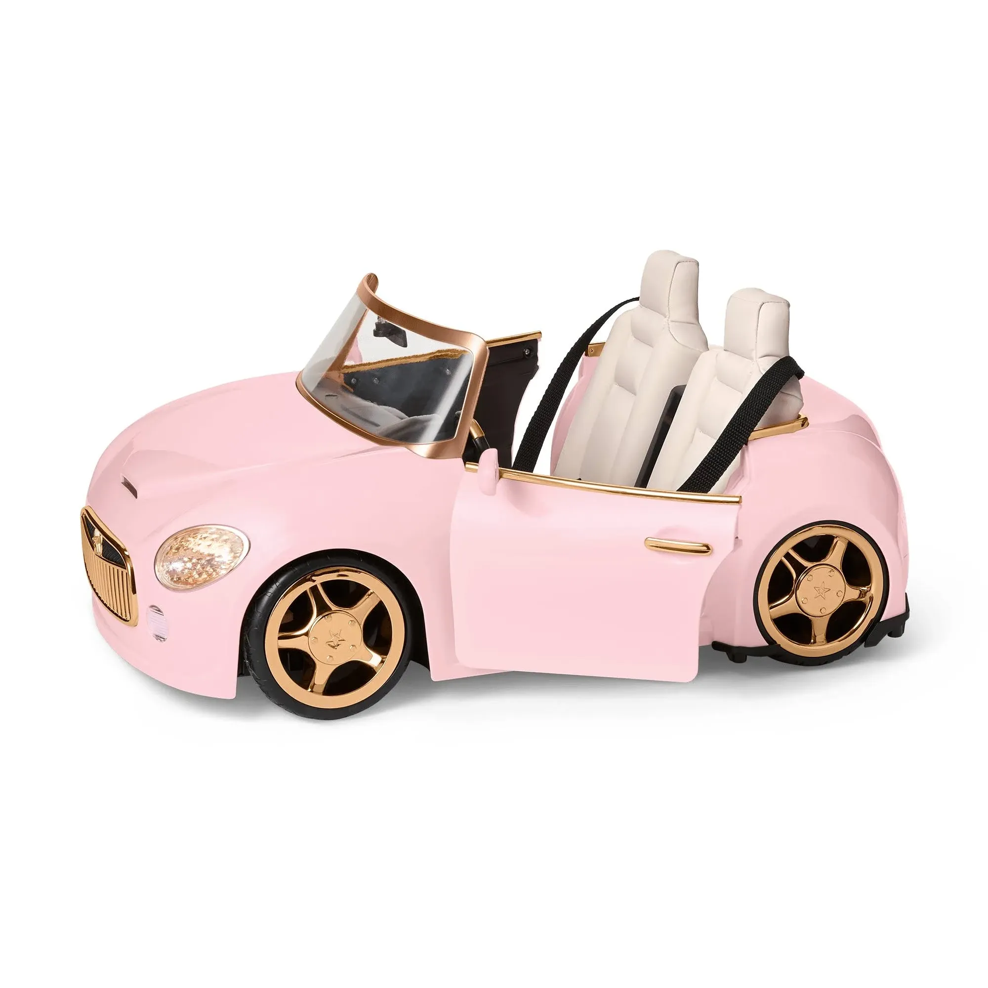 American Girl Doll RC Sports Car REMOTE CONTROL Pink Sports NEW Great for Lila