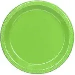 9 In. | Lime Green Plastic Plates | 600 Count