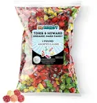 Torie and Howard Organic Hard Candy Assortment - Individually Wrapped Organic Candy, Hard Candy Bulk, 1 Pound Bag