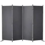 VEVOR Room Divider 5.6 ft (88×67.5inch)Room Dividers and Folding Privacy Screens (4-Panel) Fabric Partition Room Dividers for Office Bedroom Dining