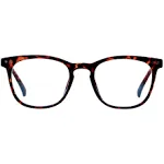 ANDWOOD Blue Light Blocking Glasses Women Men Computer Small Face Clear Bluelight Blocker Eyeglasses Frame Square Tortoise