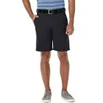 Haggar- Cool 18 Pro Flat Front Shorts Black Size 44