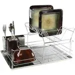 MegaChef 15.5 in. 2 Shelf Dish Rack 98596414M