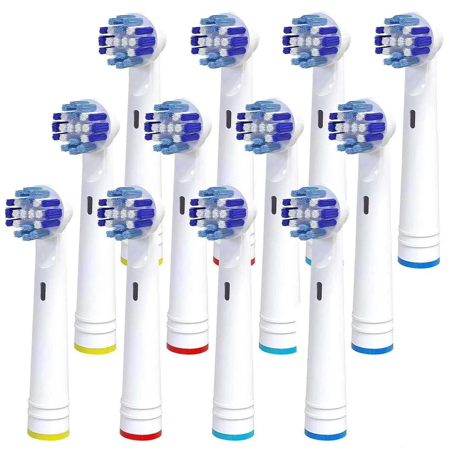 Replacement Toothbrush Heads Compatible with Oral B Braun- Pack of 12 Professional Electric Toothbrush Heads- Precision Refills for Oral-B 7000,