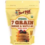 Bob's Red Mill 7 Grain Pancake & Waffle Mix, Organic - 24.0 oz