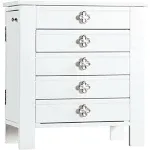  Women  Jewelry Box with Mirror White