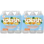 Splash Refresher, Pineapple Mango Flavor Water Beverage, 16.9 Fl Oz Plastic Bottles (24 Count)