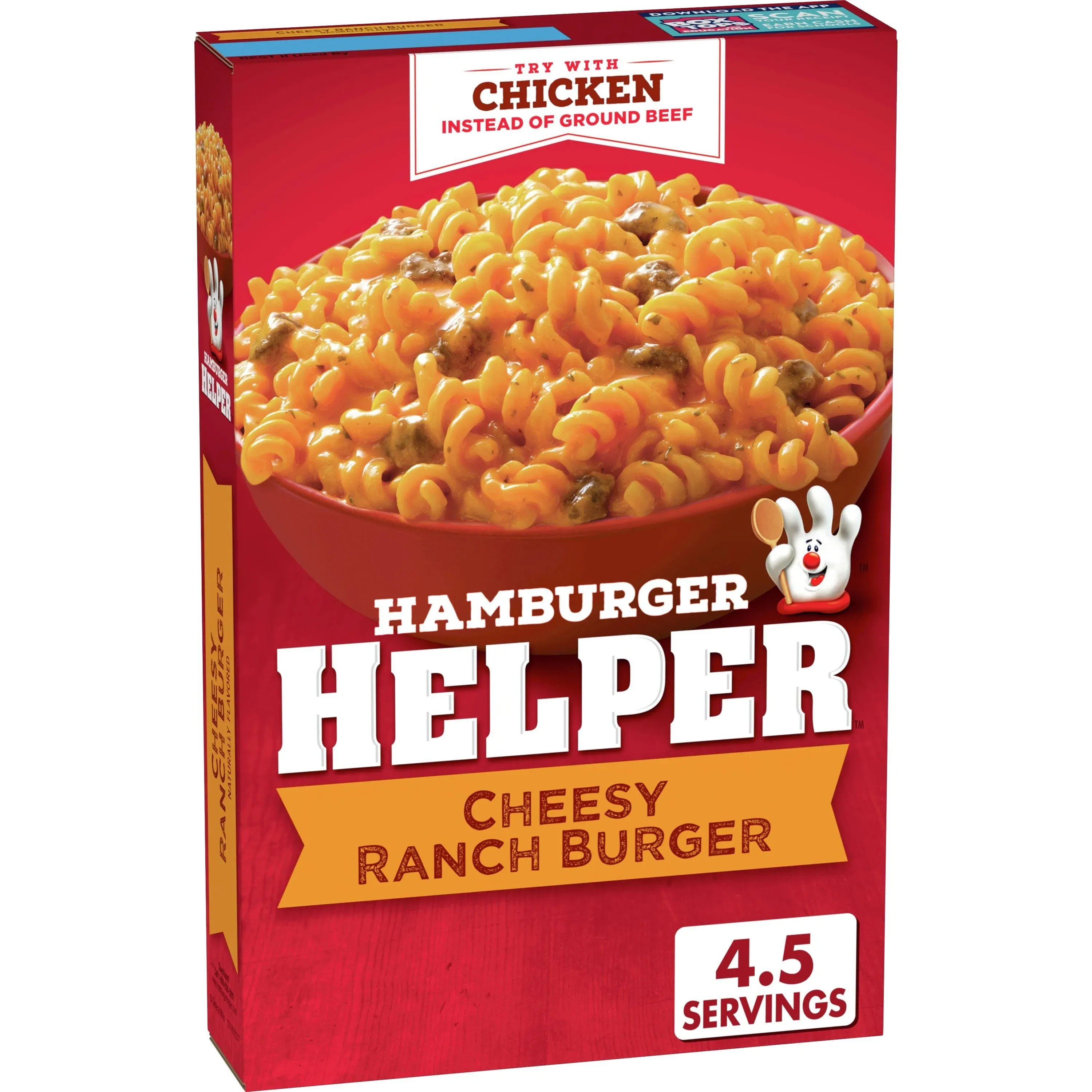 Hamburger Helper Cheesy Ranch Burger