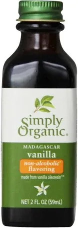 Simply Organic, Extracto de vainilla Madagascar, sin sabor a alcohol, Farm Grown, 59 ml