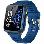 Smart Watch for Kids with 24 Puzzle Games HD Touch Screen Camera Video Music Player Pedometer Alarm Clock Flashlight 12/24 hr Kids Watches Gift for 4-12 Year Old Boys Girls Toys for Kids