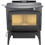 Pleasant Hearth 2000 sq. ft. EPA Certified Wood Stove with Legs