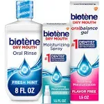 Biotene Dry Mouth Management Oral Rinse, Dry Mouth Spray and Moisturizing Gel - 1 Kit