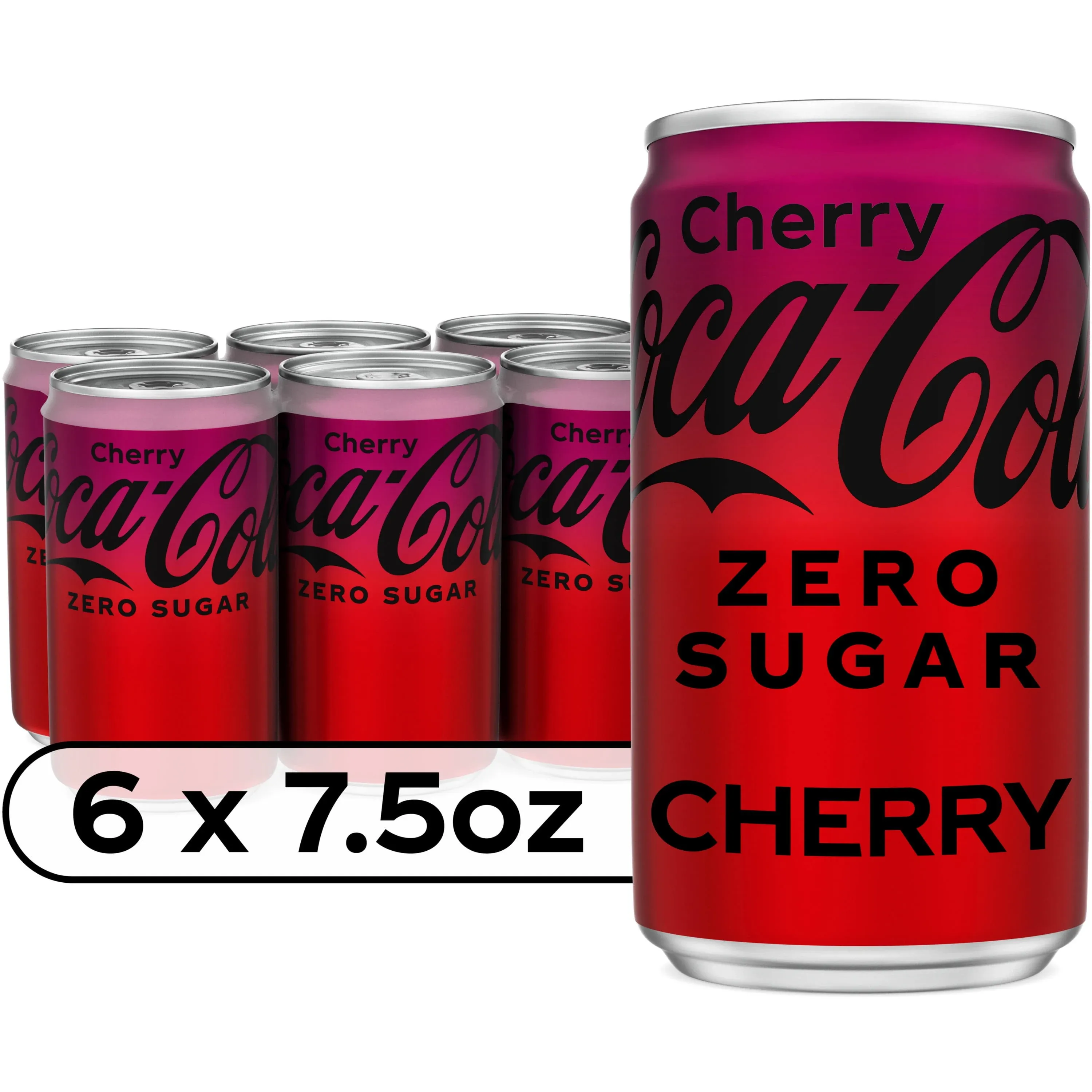 Coca-Cola Zero Sugar Cherry Soda (6 ct, 16.9 fl oz)