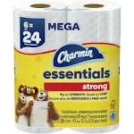 Charmin Essentials Strong Toilet Paper (6 Mega Rolls)