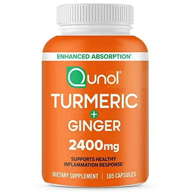 Qunol Turmeric 2400mg with Ginger and Black Pepper