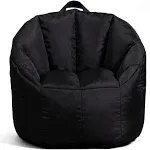 Big Joe Milano Kid&#039;s Bean Bag Chair, Black Smartmax, 2ft Small