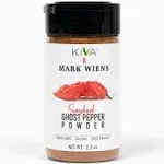 Kiva x Mark Wiens - Smoked Ghost Chili Pepper Powder (Bhut Jolokia) - Non Gmo, Vegan, Fair Trade - 2.5 oz