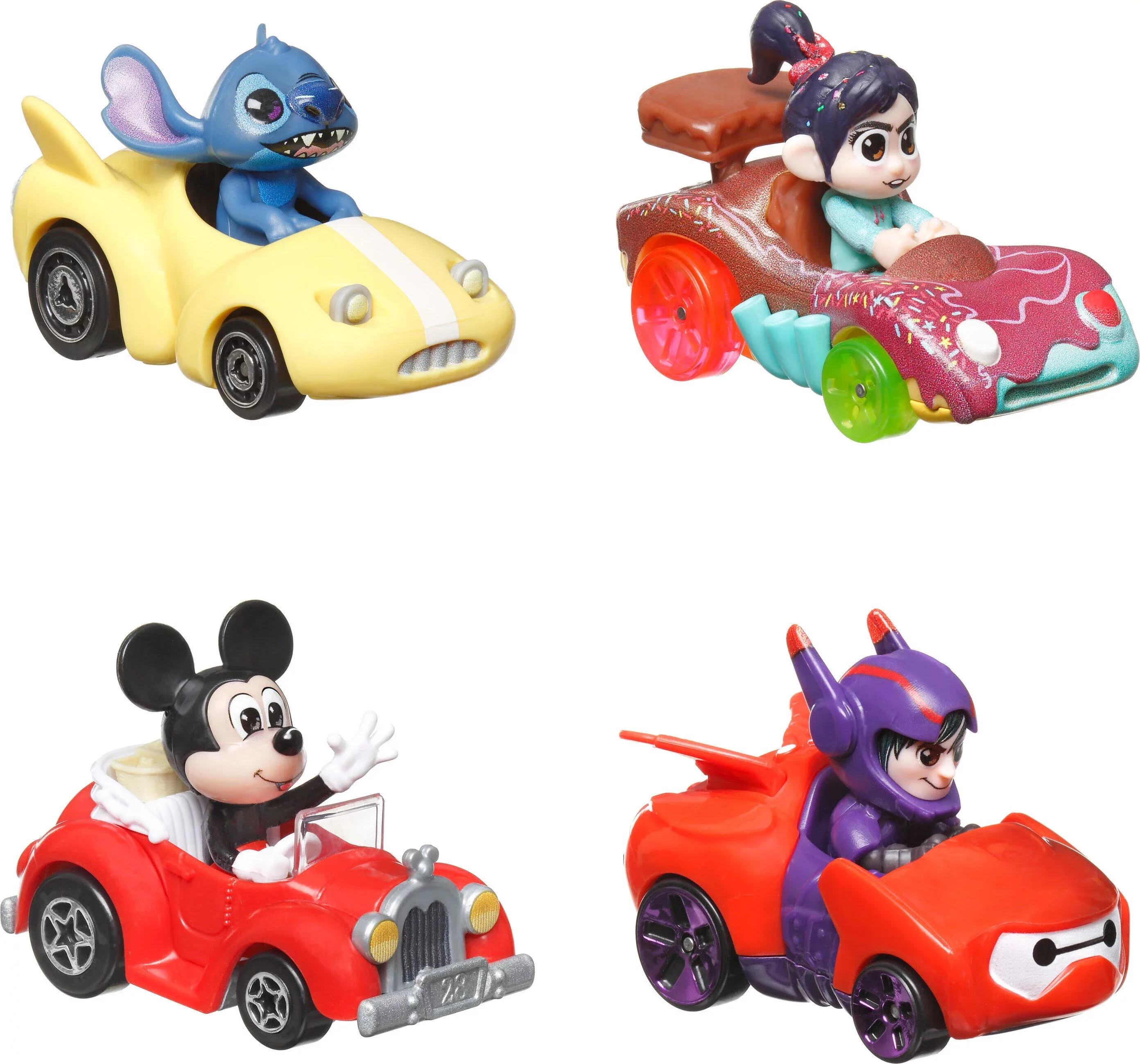 Hot Wheels RacerVerse Disney Vehicle Set - 4pk