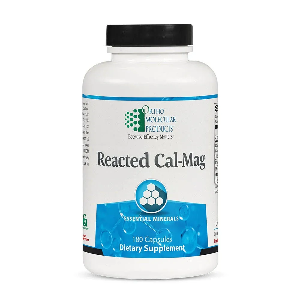 Ortho Molecular Reacted Cal-Mag 180 Capsules