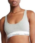 Calvin Klein Women's Modern Cotton Lightly Lined Scoopneck Bralette