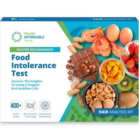 5Strands Food Intolerance Test 400 Items Tested Food Sensitivity at Home Test Kit