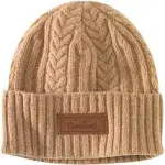 Carhartt Women's Camel Rib Knit Fisherman Beanie