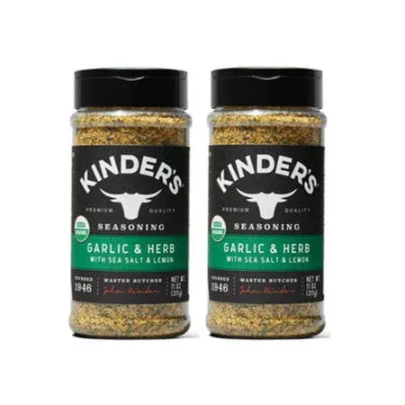 Kinder's Organic Garlic & Herb with Sea Salt & Lemon Seasoning