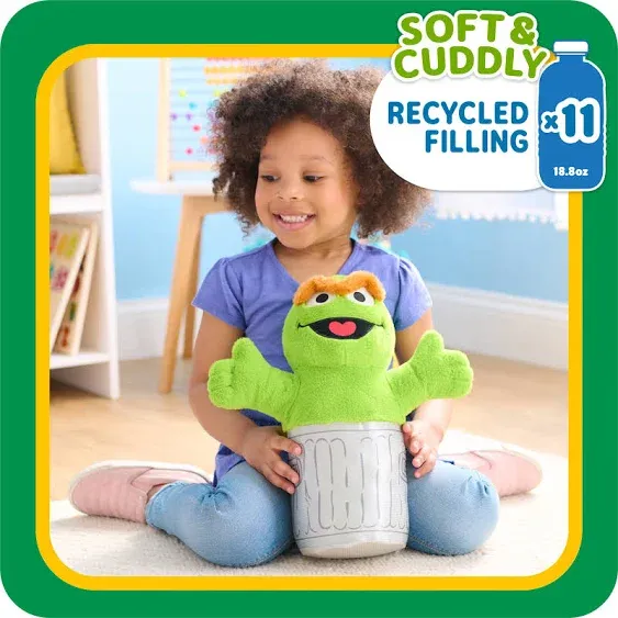 Just Play 13 inch Oscar The Grouch, Red