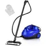 2kw Multipurpose Steam Cleaner with 19 Accessories,Ho<wbr/>usehold Steamer 1.5L Blue