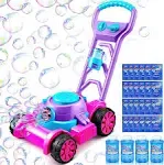 SLOOSH Bubble Lawn Mower Toddler Toys, Pink