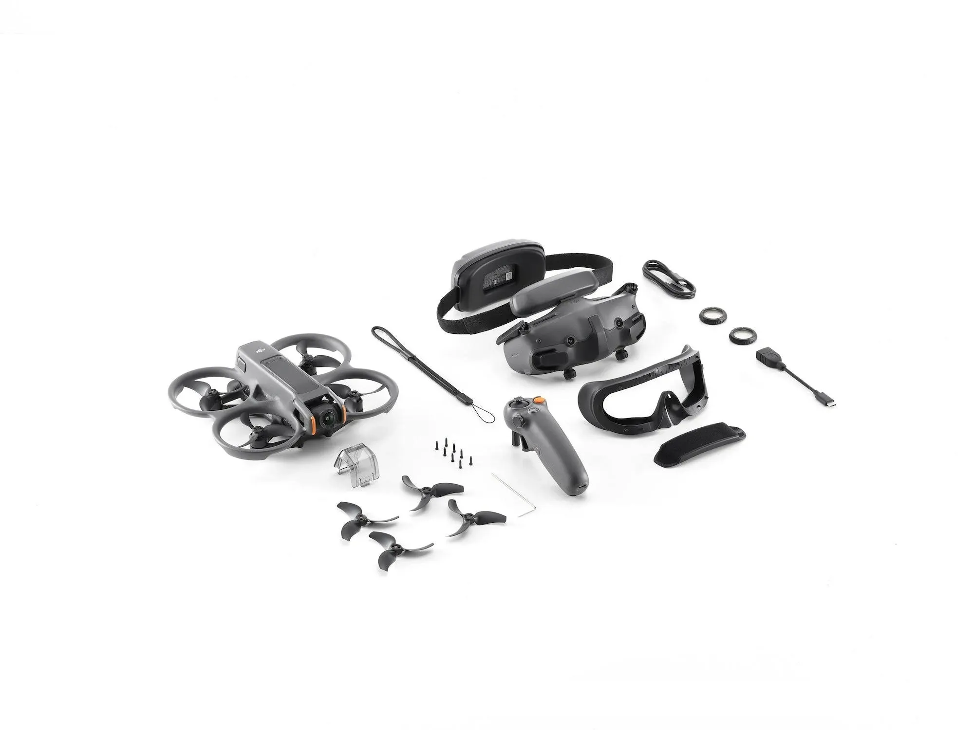 DJI Avata 2 FPV Drone - Fly More Combo, Single Battery