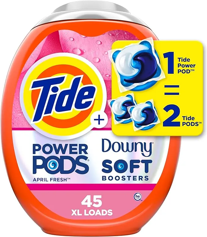 Tide Power Pods with Downy Laundry Detergent