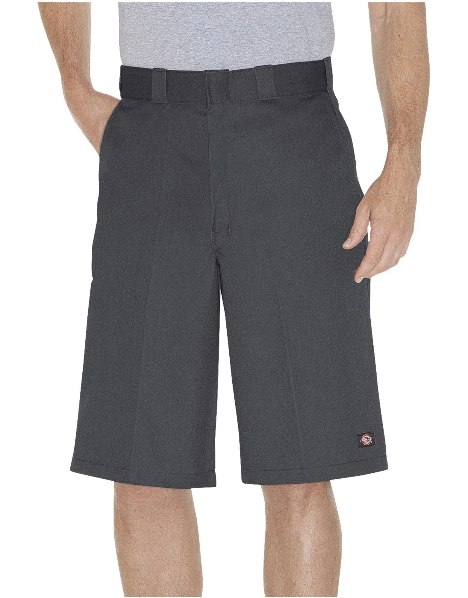 Dickies Men's 13 inch Loose Fit Multi-Pocket Work Short, Charcoal, 30