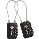 BV TSA Approved Luggage Travel Lock Set-Your-Own Combination Lock for School Gym Locker